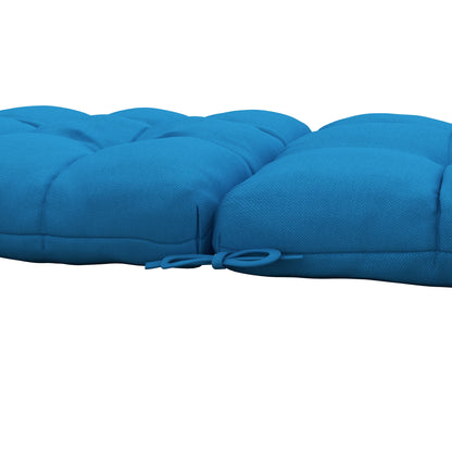 Outsunny Garden Seating Comfort: Plush Turquoise Cushions with Backrest Ties for Patio Bliss