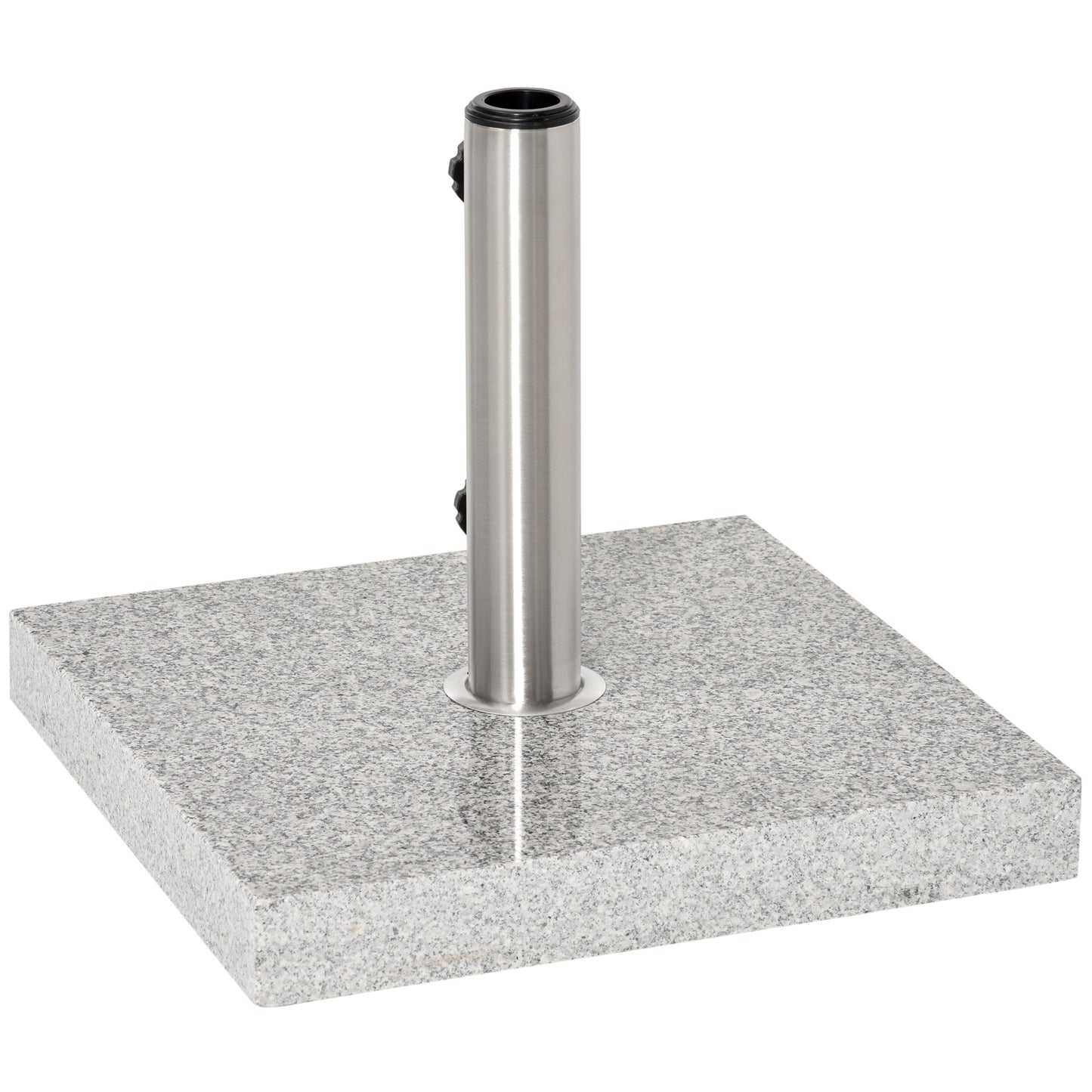 Outsunny Marble Umbrella Base: 28kg Durable Parasol Holder for Patio Furniture, Outdoor Sunshade Support