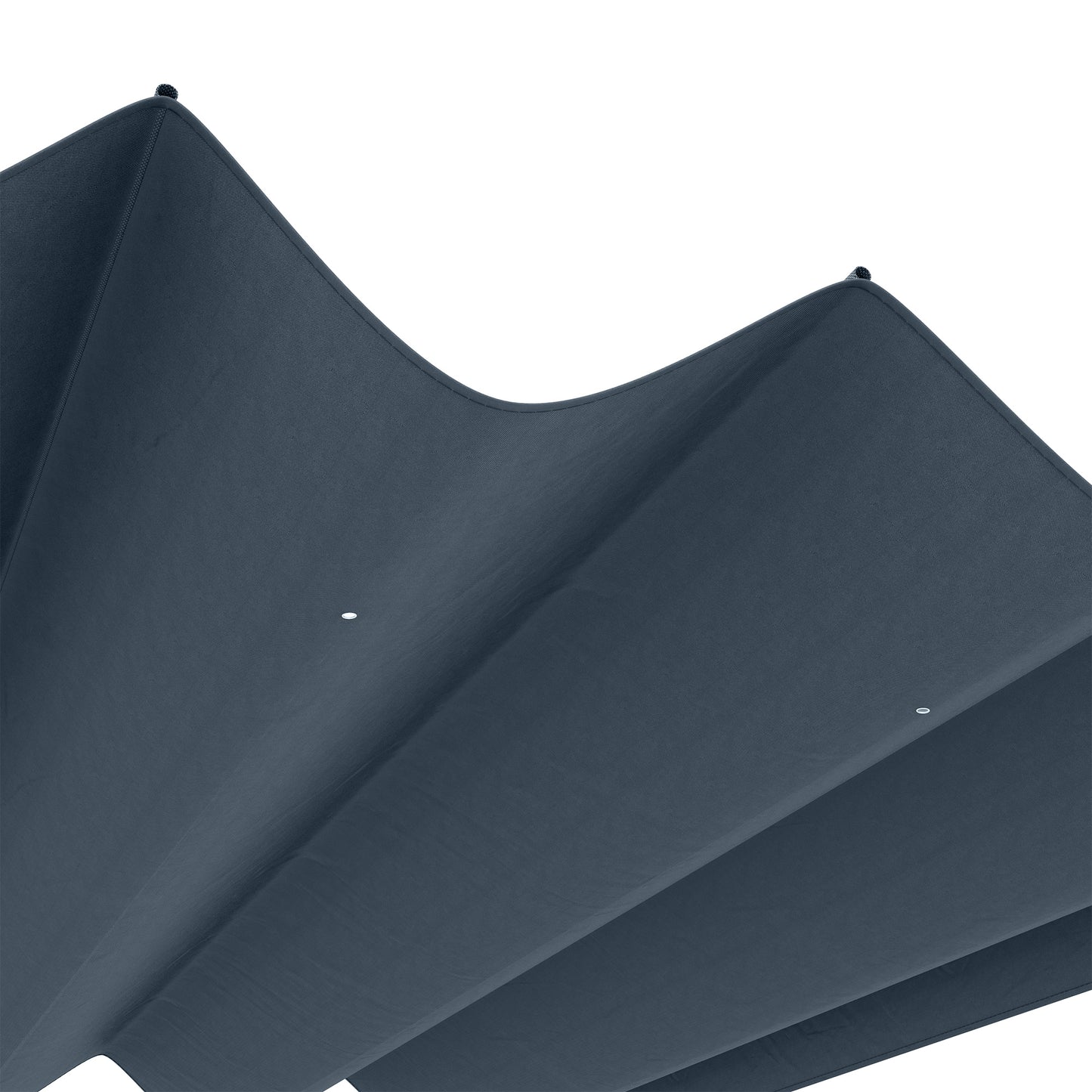 Outsunny Pergola Roof, Retractable Sun Shade Cover for 3 x 2.15m Pergola, UV30+ Protected, Dark Grey