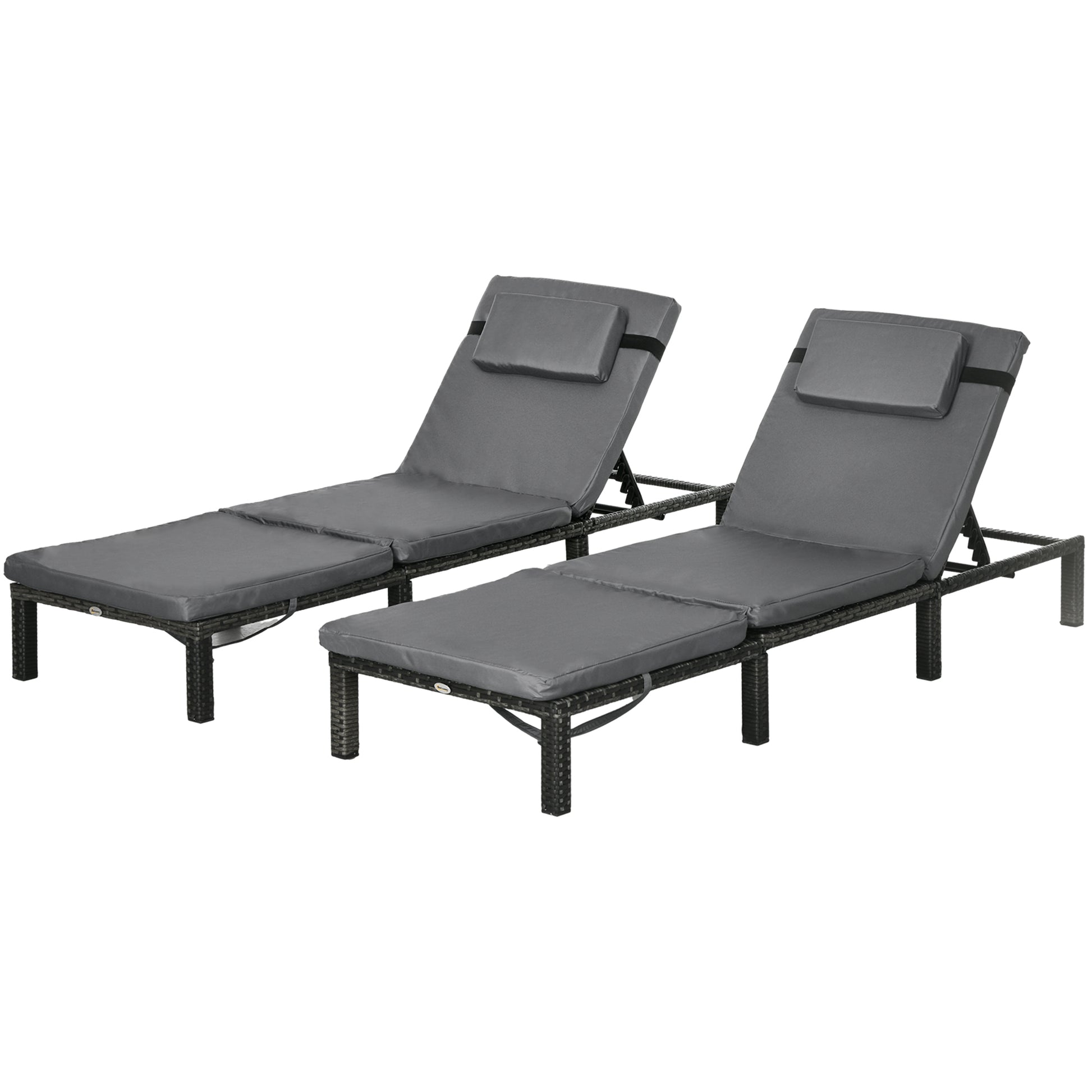 Rattan Sun Loungers