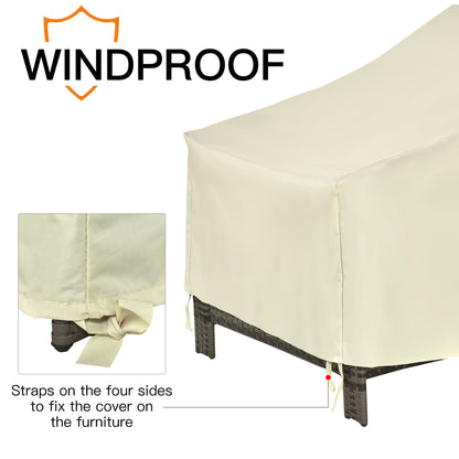 Outsunny Chair Shield: Waterproof 600D Oxford Outdoor Furniture Protector