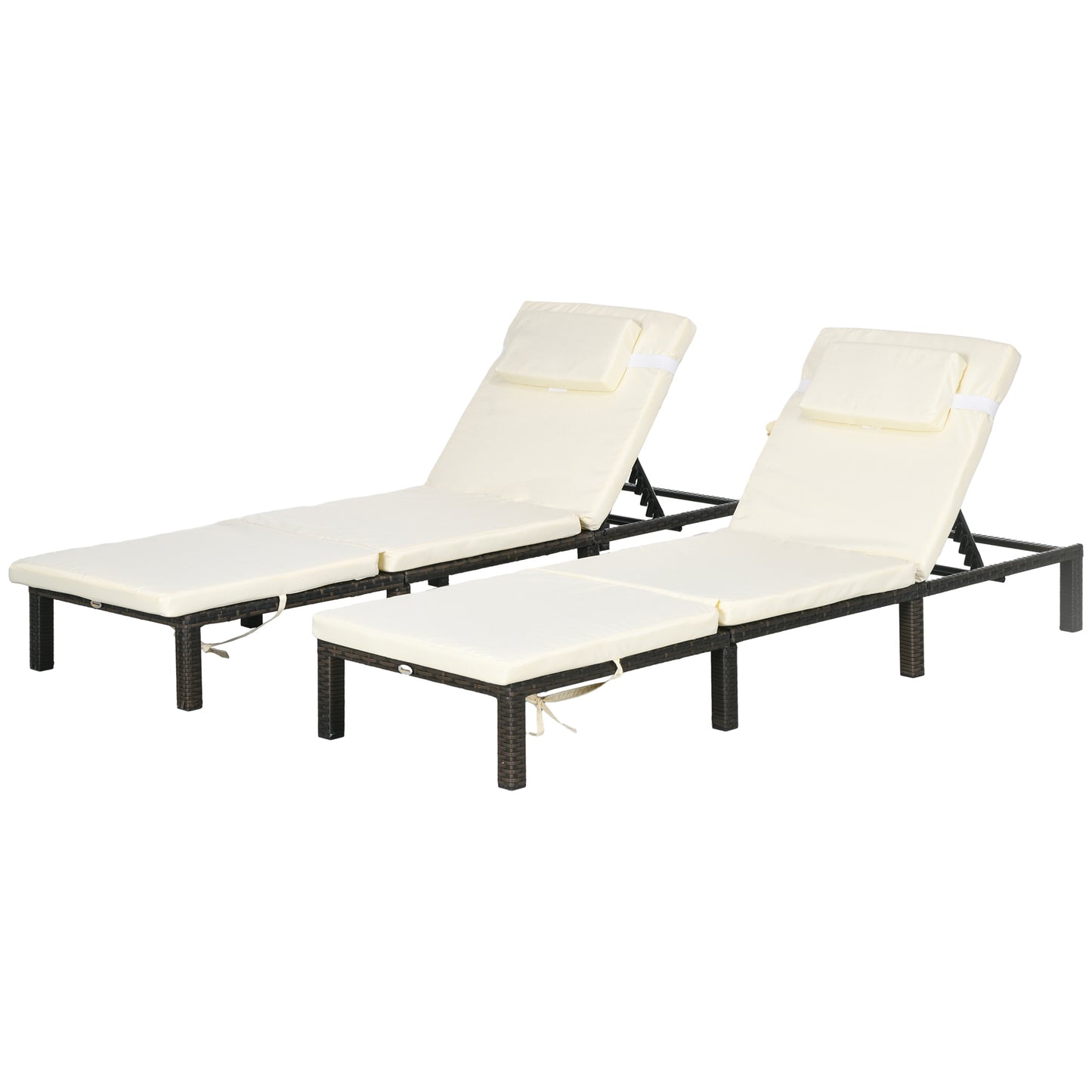 Rattan Sun Loungers