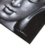 Buddha Painting - Grey Brocade Detail - Image 2