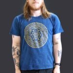 Large Stone Washed T-Shirt - Chakra - Blue - Image 2