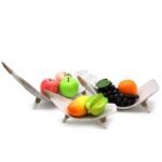 Coconut Leaf Fruit Bowl Set - Whitewash - Image 2