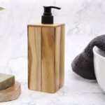 Natural Teakwood Soap Dispenser - Square - Image 5