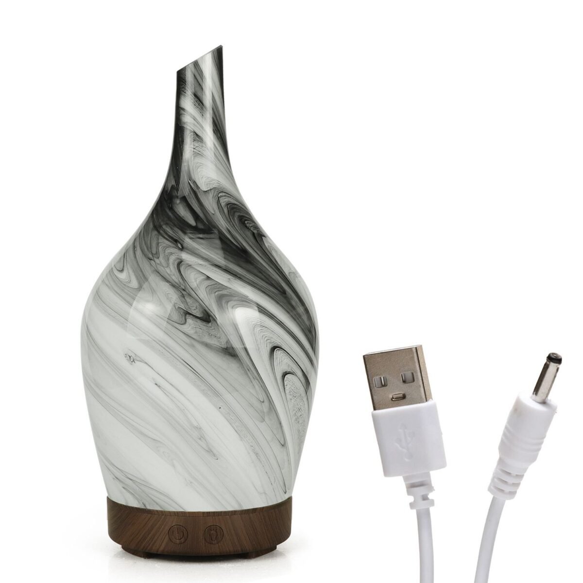 Aroma Atomiser - Glass Abstract Grey USB - Image 1