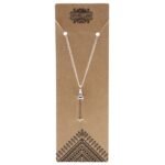 Gemstone Classic Point Pendant - Rock Quartz - Image 2