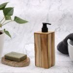Natural Teakwood Soap Dispenser - Square - Image 6