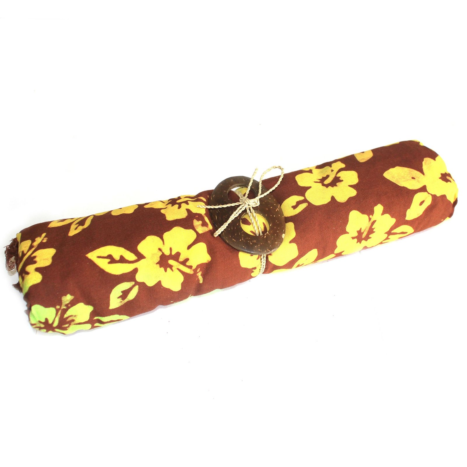 bG9jYWw6Ly9tZWRpYS85SC9FQy82MFIzMEMxRzZSU0tFQzlILzYzYjFhNDc1LmpwZWc.jpg Bali Block Print Sarong - Orchids - Brown - Image 1