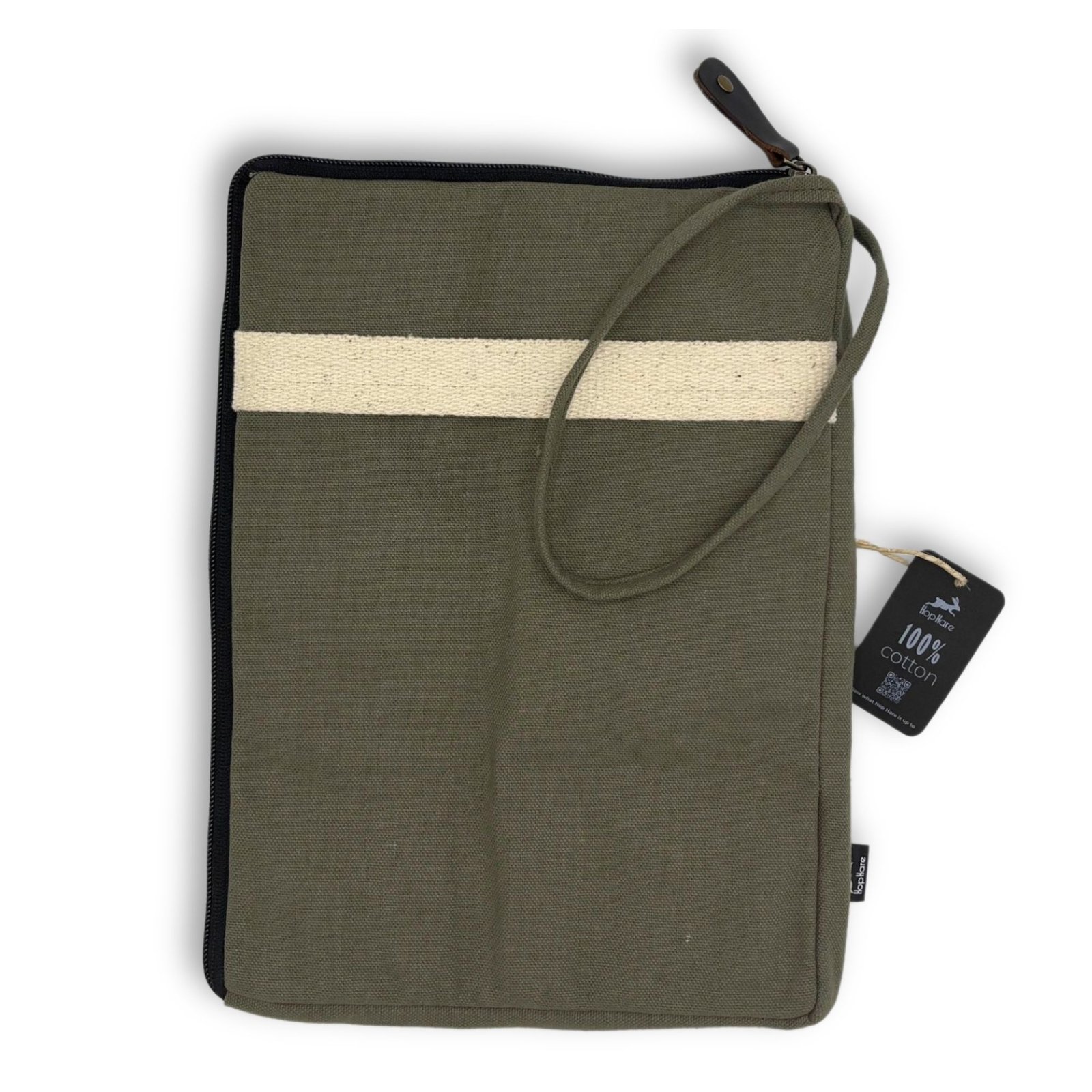 bG9jYWw6Ly9tZWRpYS85Si9HRC82MFIzMEMxRzZXVDNHRDlKL2I0OGUyZjJlLmpwZWc.jpg Canvas Tablet Pouch - Olive - Image 1