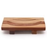Classic Mahogany Soap Dish - Grid Drainer - Image 3