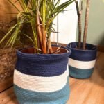 Set of 3 Evil Eye Jute Rope Baskets - Image 3