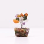 Mini Gemstone Tree on Orgonite Base - Multi Stones (15 stones) - Image 2