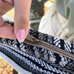 Soft Banjar Laptop Bag - Grey Strips - Image 3