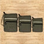Canvas Tablet Pouch - Olive - Image 2