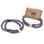 Magnetic Gemstone Bracelet - Amethyst - Image 3