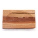Classic Mahogany Soap Dish - Grid Drainer