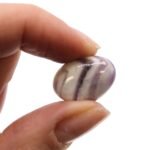 Small African Tumble Stones - Amethyst - Chevron - Image 2