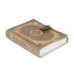 Leather Blue Mandala Notebook (7x5") - Image 2