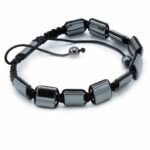Magnetic Hematite Shamballa Bracelet -  Double Cuboids - Image 2