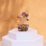 Mini Gemstone Tree on Orgonite Base - Multi Stones (15 stones)