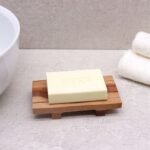 Classic Mahogany Soap Dish - Grid Drainer - Image 2