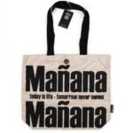 Iconic Classic Tote Bag - Mañana Mañana - Natural 10oz