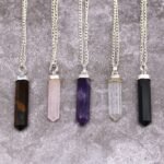 Gemstone Classic Point Pendant - Amethyst - Image 3