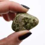 Medium African Tumble Stones - Epidote Snowflake - Image 4