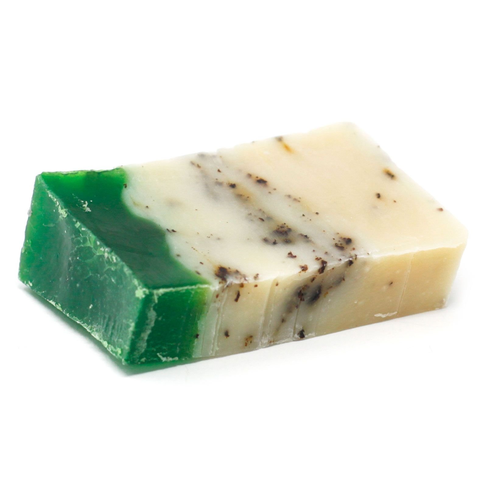 bG9jYWw6Ly9tZWRpYS85UC80Qy82MFIzMEMxRzZNVks0QzlQLzlmZTM2YmFmLmpwZWc-1.jpg Green Tea - Olive Oil Soap - SLICE approx 100g - Image 1