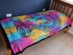 Single Cotton Bedspread + Wall Hanging - Peaceful Buddha - Image 4