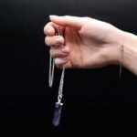 Gemstone Classic Point Pendant - Amethyst - Image 4