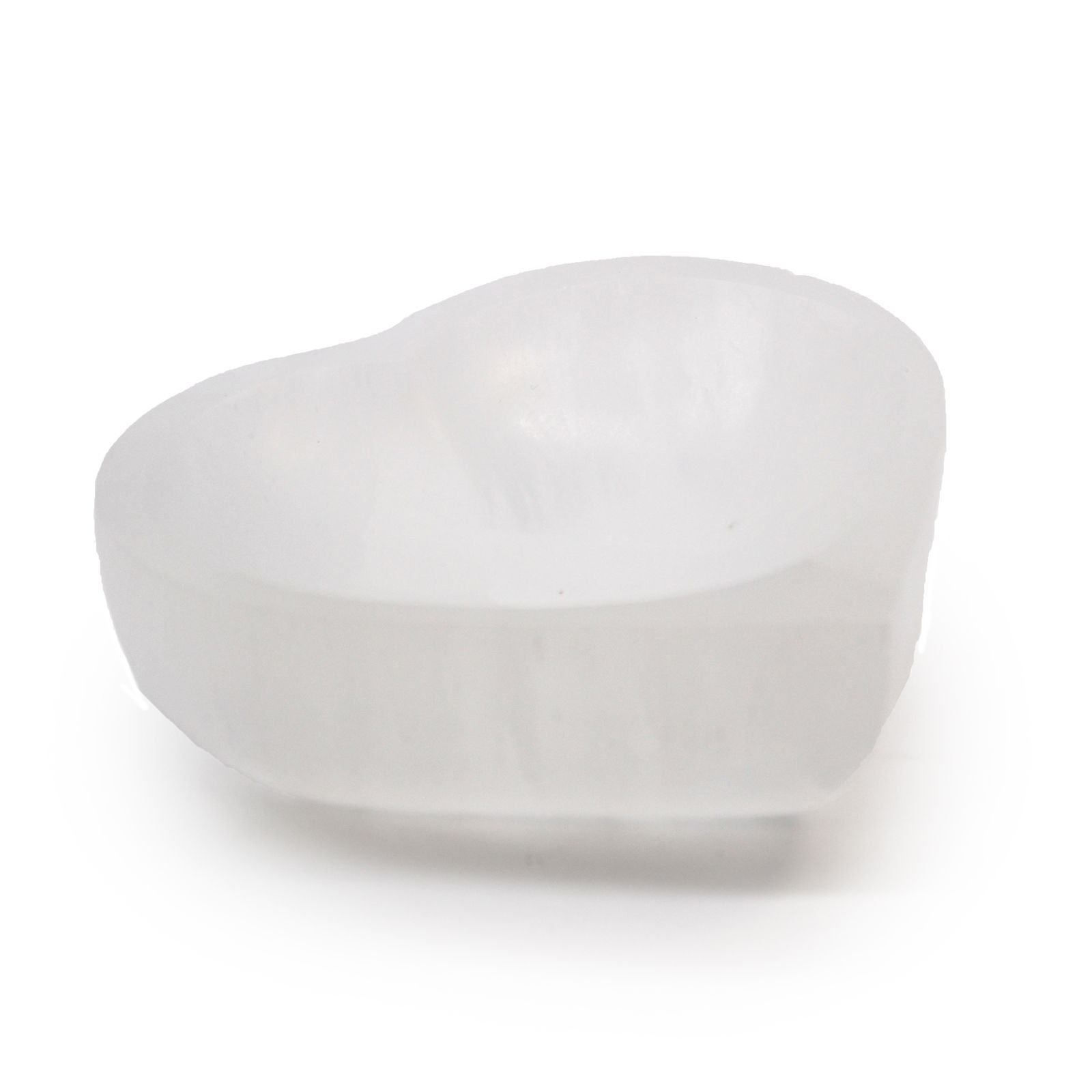 bG9jYWw6Ly9tZWRpYS85UC9KRS82MFIzMEMxRzZSVEtKRTlQLzQ4MmQ1MDI2LmpwZWc-1.jpg Selenite Heart Bowl - 10cm - Image 1