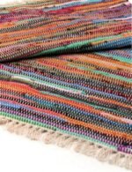 155 x 90cm Luxury Rag Rug - Natural - Image 2