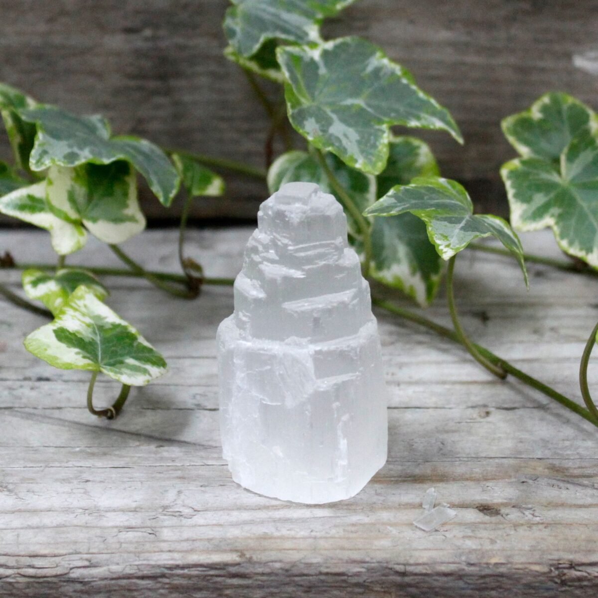 Natural Selenite Tower - 5 cm - Image 1