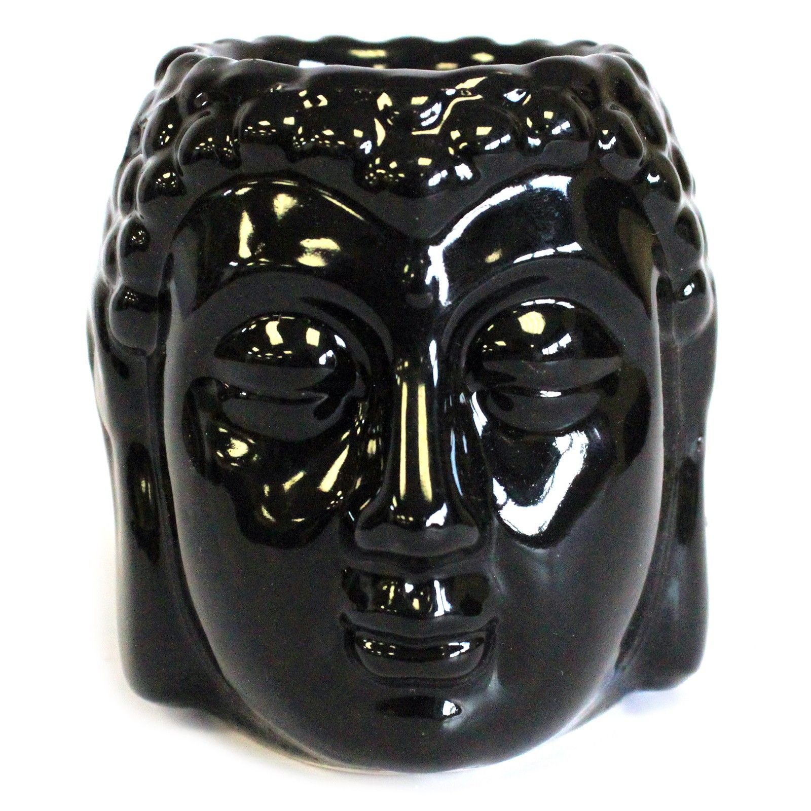 bG9jYWw6Ly9tZWRpYS85US8yRC82MFIzMEMxRzZHU0syRDlRLzQ3ODNiYzBkLmpwZWc.jpg Buddha Oil Burner - Black - Image 1