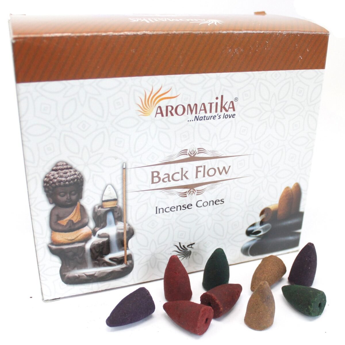 Aromatica Backflow Incense Cones - Patchouli - Image 2