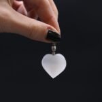 Selenite Heart Pendant - Image 3