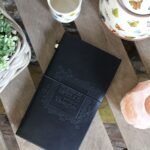 Handmade Leather Journal - My Book of Spells and other Thoughts - Black - Image 3