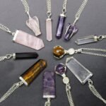 Gemstone Classic Point Pendant - Rock Quartz - Image 5
