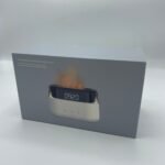 Modern Aroma Diffuser - Led Clock - USB-C - Flame Effect - Image 3