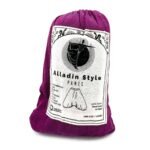 Yoga and Festival Pants - Aladdin Himalayan Print on Purple - Image 4