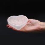 Selenite Heart Bowl - 10cm - Image 4