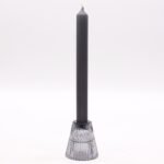 Flip Dinner Candle / Tealight Holder - Midnight Grey - Image 2