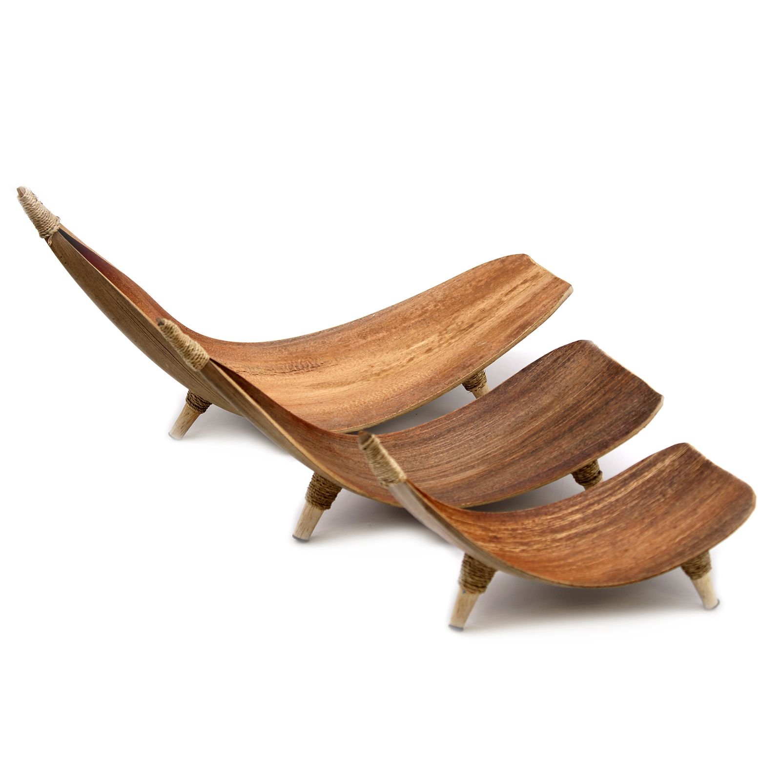 bG9jYWw6Ly9tZWRpYS8xRy9DRS82MFIzMEMxRzZSVEtDRTFHLzY3ZGJmM2UxLmpwZWc.jpg Coconut Leaf Fruit Bowl Set - Natural - Image 1