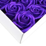 Craft Soap Flowers - Med Rose - Violet - Image 4