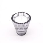 Flip Dinner Candle / Tealight Holder - Midnight Grey - Image 3