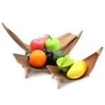 Coconut Leaf Fruit Bowl Set - Natural - Image 3