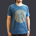 Medium Stone Washed T-Shirt - Chakra - Blue - Image 2